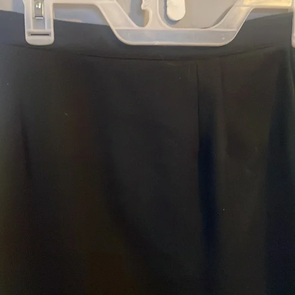 Vintage Briggs Made In The USA Size 12 Black Wool Skirt Academia career mod - Picture 3 of 7